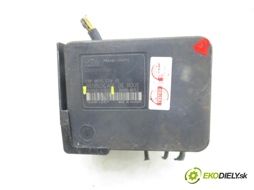 CITROEN C3 Picasso MINIVAN 2009 88,00 1.6 VTi 120 - 5FW (EP6) 1598,00 Pumpa ABS 9665370880 ; 10020603594 ; 10096039033 (Pumpa ABS)