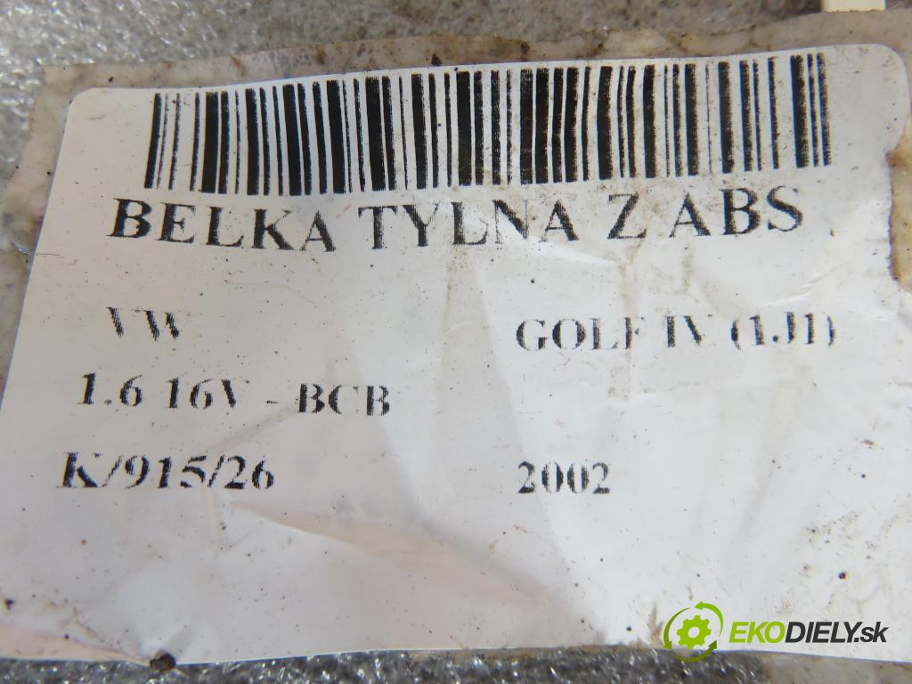 VW GOLF IV (1J1) HB 2002 77,00 1.6 16V - BCB 1598,00 výztuha zadní část ABS