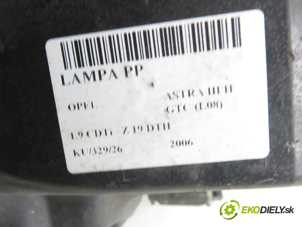 OPEL ASTRA H GTC (L08) HB 2006 110,00 1.9 CDTi - Z 19 DTH 1910,00 Svetlo PP