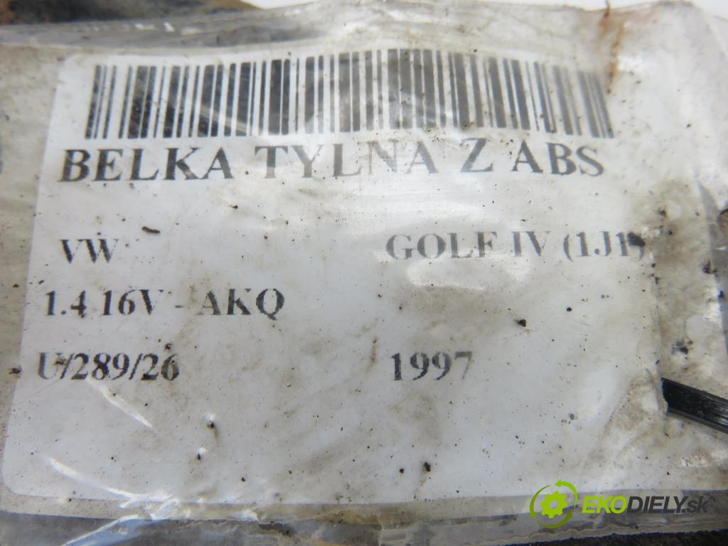 VW GOLF IV (1J1) HB 1997 55,00 1.4 16V - AKQ 1390,00 výztuha zadní část ABS