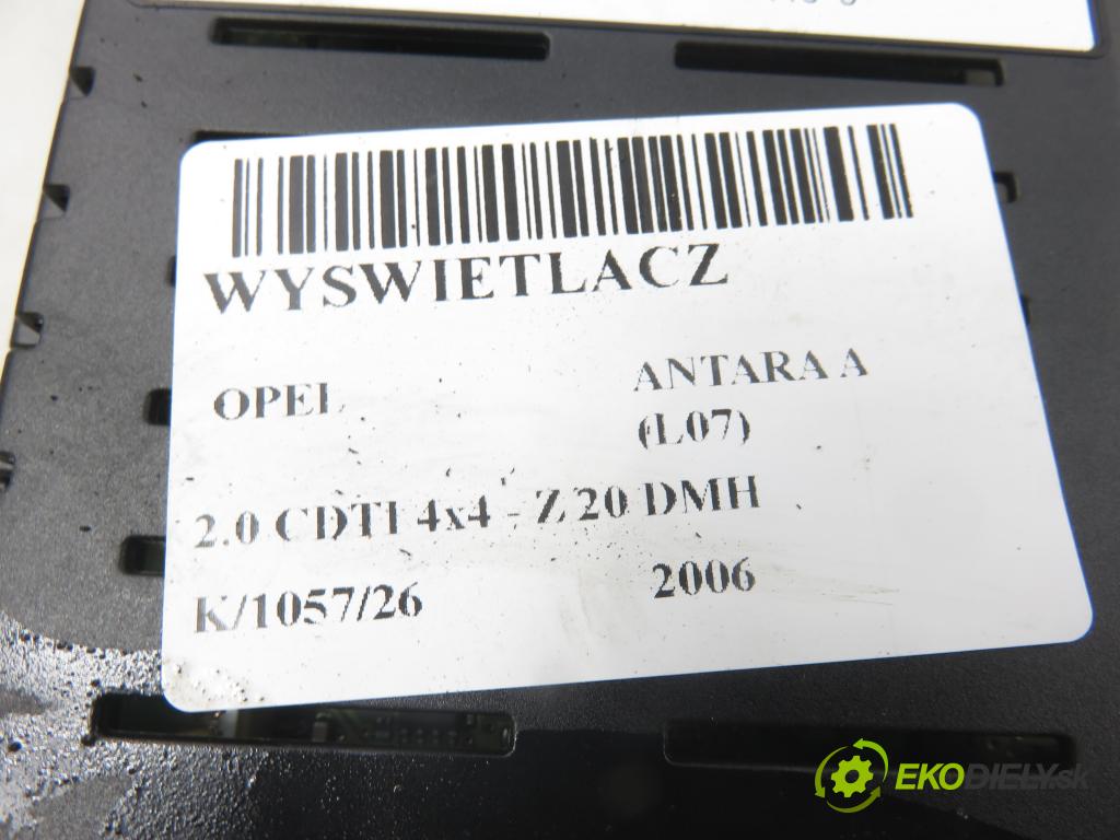 OPEL ANTARA A (L07) SUV 2006 110,00 2.0 CDTI 4x4 - Z 20 DMH 1991,00 ZOBRAZIT: 96627615
