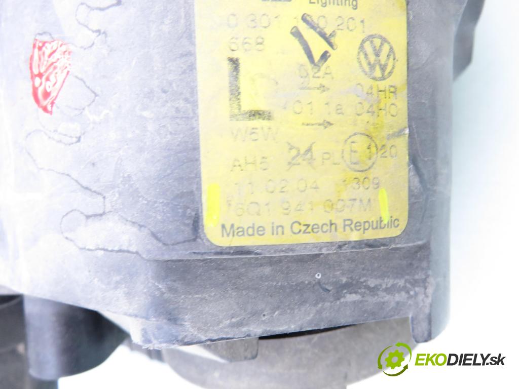 VW POLO (9N_) HB 2003 47,00 1.9 SDI - ASY 1896,00 světlo LP 6Q1941007M