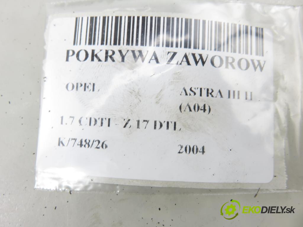 OPEL ASTRA H (A04) HB 2004 59,00 1.7 CDTI - Z 17 DTL 1686,00 Kryt Ventilov 897304737