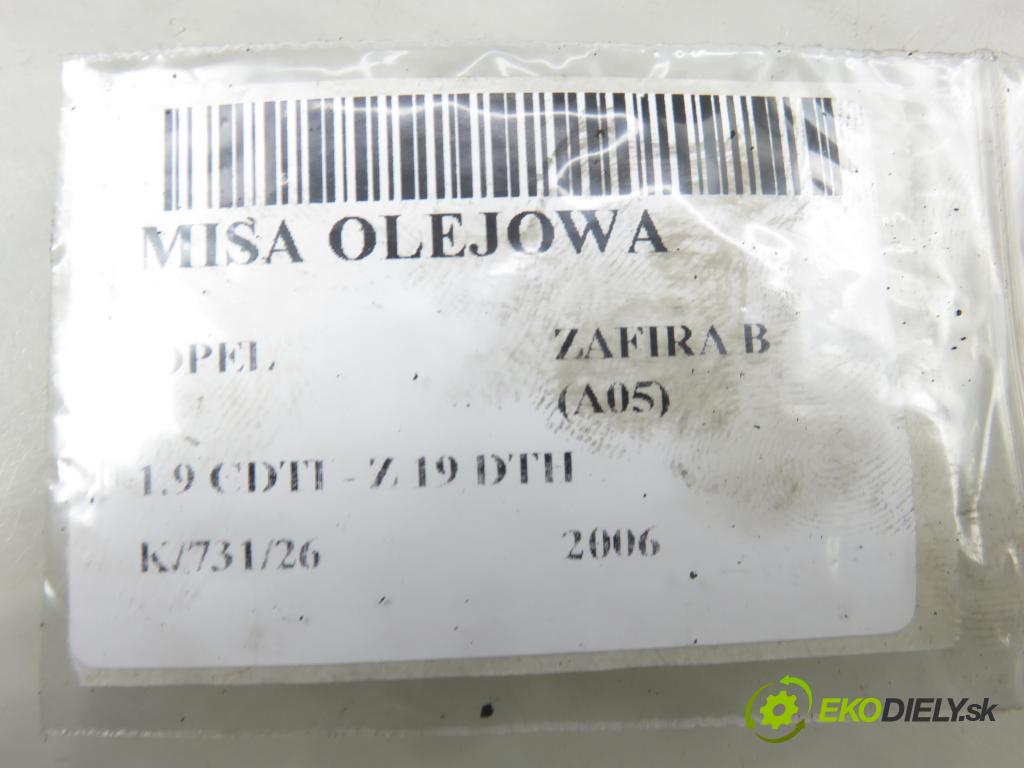 OPEL ZAFIRA B (A05) MINIVAN 2006 110,00 1.9 CDTI - Z 19 DTH 1910,00 vana olejová 55194355 (Olejová vana)