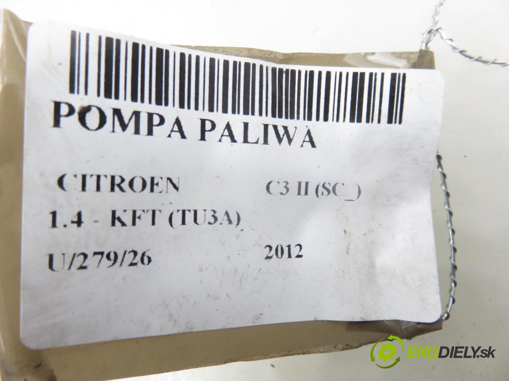 CITROEN C3 II (SC_) HB 2012 54,00 1.4 - KFT (TU3A) 1360,00 pumpa paliva