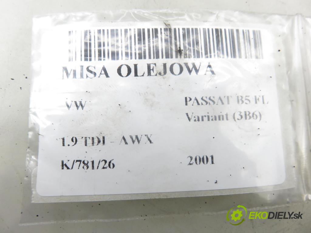 VW PASSAT B5.5 Variant (3B6) KOMBI 2001 96,00 1.9 TDI - AWX 1896,00 Vaňa olejová 06B103603AQ (Olejová vaňa)