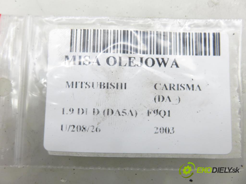 MITSUBISHI CARISMA (DA_) SEDAN 2003 75,00 1.9 DI-D 102 - F9Q1 1870,00 vana olejová 7700114034 (Olejová vana)