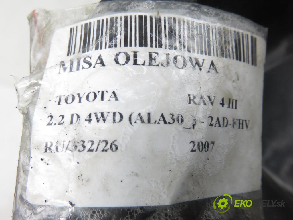 TOYOTA RAV 4 III (_A3_) SUV 2007 130,00 2.2 D 4WD (ALA30_) - 2AD-FHV 2231,00 vana olejová  (Olejová vana)