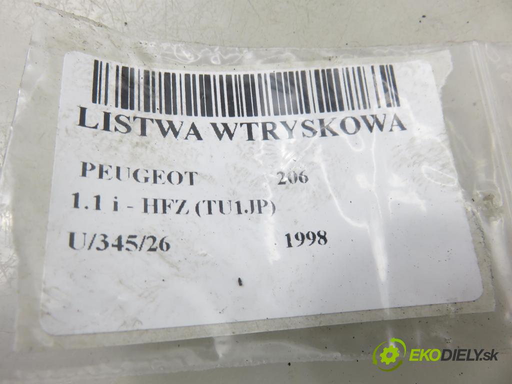PEUGEOT 206 liftback (2A/C) HB 1998 44,00 1.1 i - HFZ (TU1JP) 1124,00 lišta vstřikovací 9628982980 (Vstřikovací lišta)