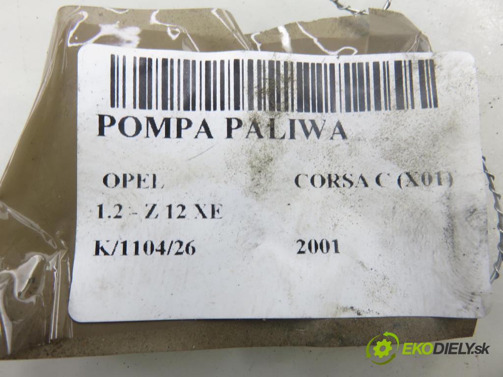 OPEL CORSA C (X01) HB 2001 55,00 1.2 - Z 12 XE 1199,00 Pumpa paliva