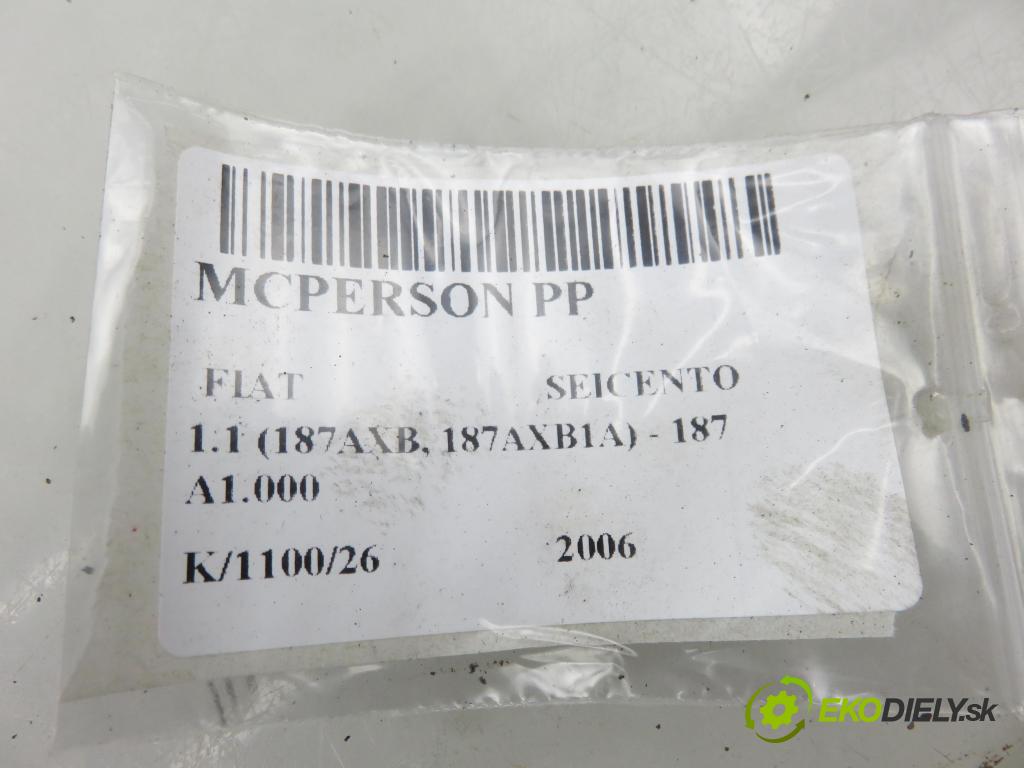 FIAT SEICENTO / 600 (187_) HB 2006 40,00 1.1 (187AXB, 187AXB1A) - 187 A1.000 1108,00 MCPERSON PP
