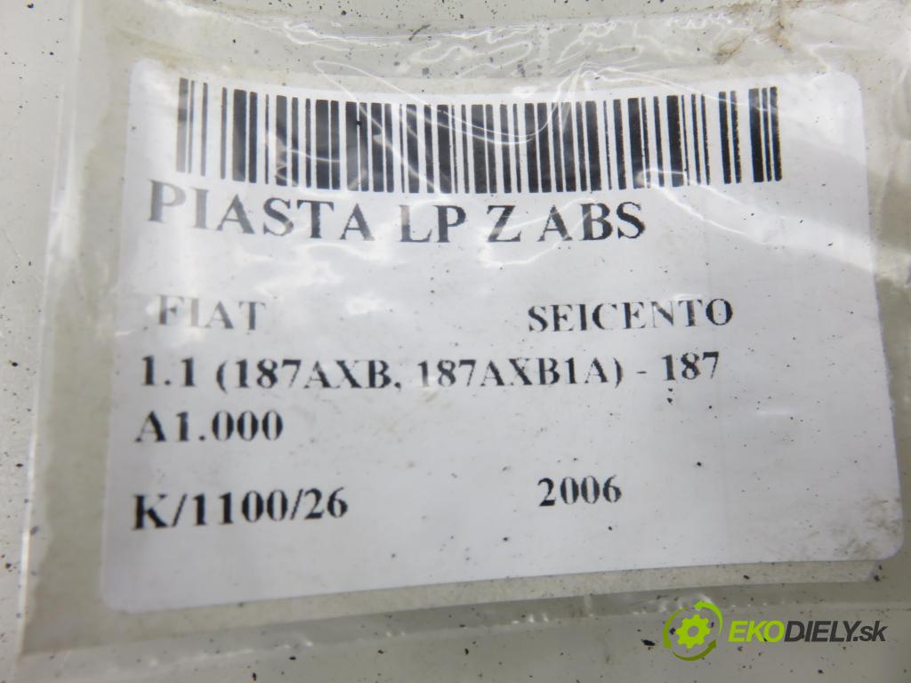 FIAT SEICENTO / 600 (187_) HB 2006 40,00 1.1 (187AXB, 187AXB1A) - 187 A1.000 1108,00 náboj LP ABS