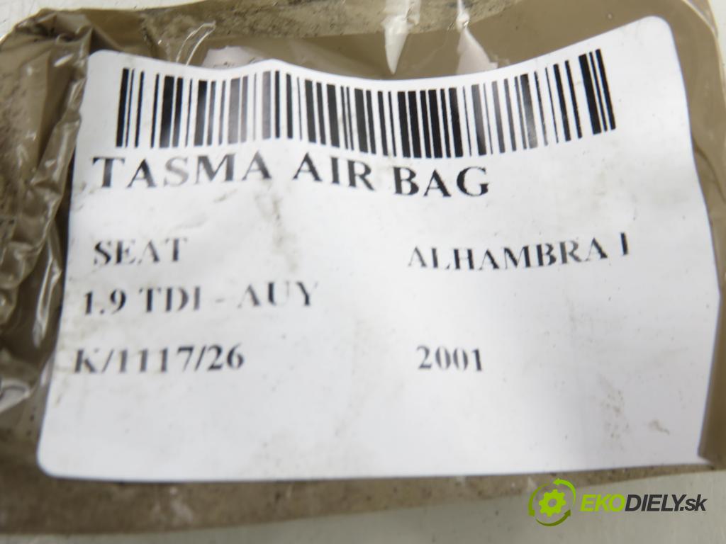SEAT ALHAMBRA (7V8, 7V9) MINIVAN 2001 85,00 1.9 TDI - AUY 1896,00 PÁSKA: air BAG 1J0959654AC