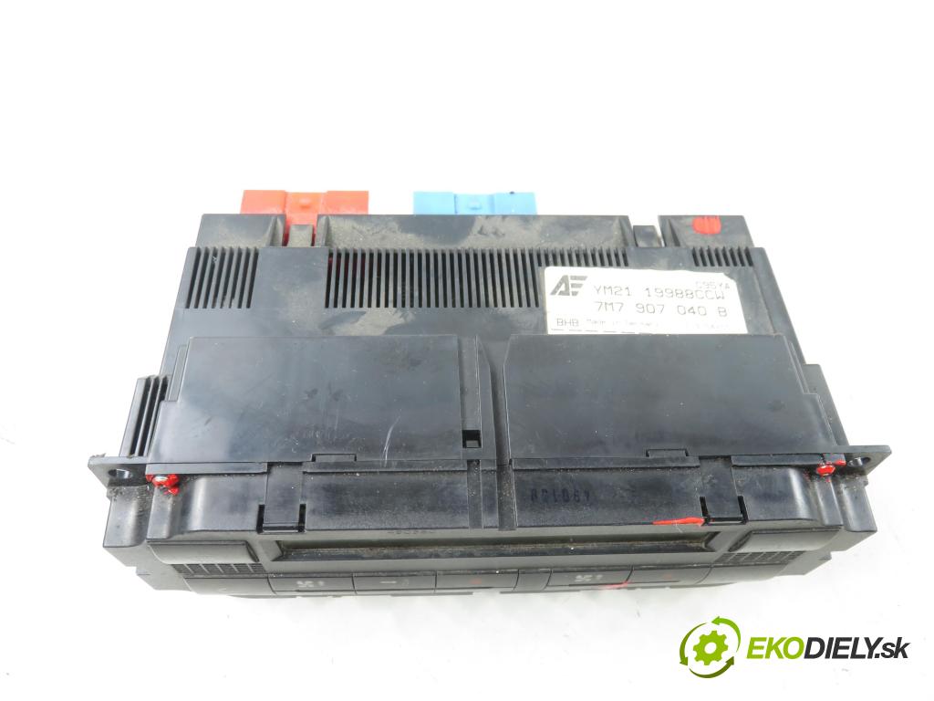 SEAT ALHAMBRA (7V8, 7V9) MINIVAN 2001 85,00 1.9 TDI - AUY 1896,00 Panel kúrenia KLIMATRONIK 7M7907040B ; YM2119988CCW
