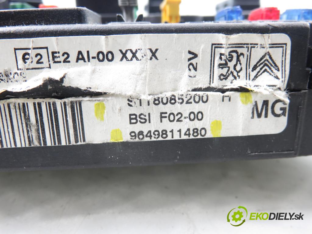 CITROEN C3 I (FC_) HB 2003 50,00 1.4 HDi - 8HX (DV4TD) 1398,00 MODUL BSI S118085200H ; 9649811480
