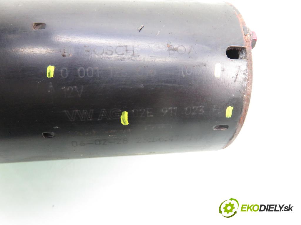 VW GOLF PLUS (5M1, 521) MINIVAN 2006 103,00 2.0 TDI 16V - BKD 1968,00 startér 02E911023H ; 0001123016 ; 0001123017 (Startér)