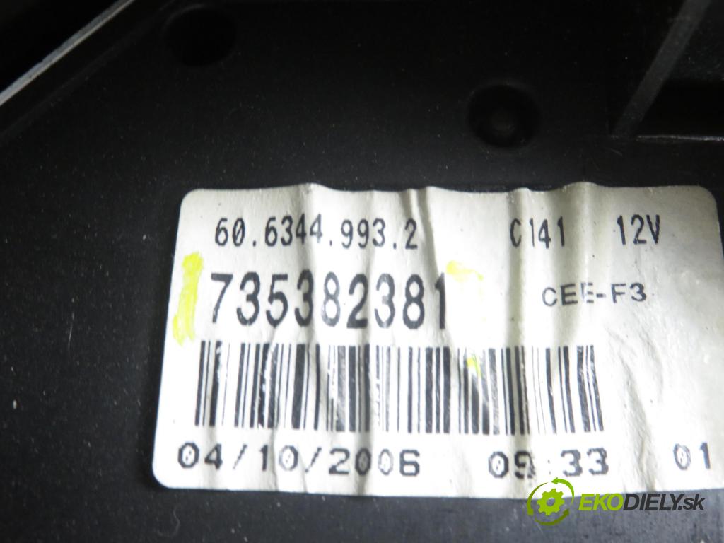 FIAT SEICENTO / 600 (187_) HB 2006 40,00 1.1 (187AXB, 187AXB1A) - 187 A1.000 1108,00 Prístrojovka elektrický 735382381