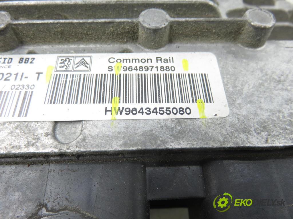 CITROEN C3 I (FC_) HB 2003 50,00 1.4 HDi 8V - 8HX 1398,00 řídící jednotka motora 5WS40021IT ; 9648971880 ; 9643455080