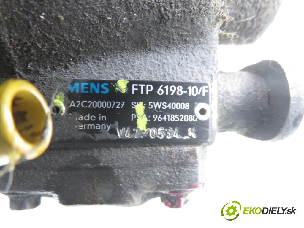 CITROEN C3 I (FC_) HB 2003 50,00 1.4 HDi - 8HX (DV4TD) 1398,00 Pumpa vysokého tlaku FTP619810 ; 5WS40008 ; 9641852080