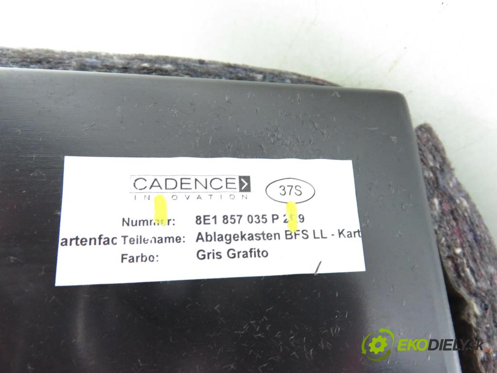 SEAT EXEO (3R2) SEDAN 2009 110,00 1.8 T - CFMA 1781,00 přihrádka kastlík 8E1857035P