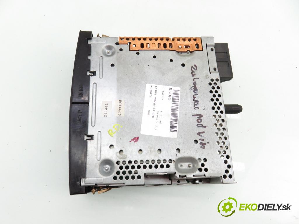 CITROEN C4 Grand Picasso I (UA_) MINIVAN 2008 80,00 1.6 HDi - 9HZ (DV6TED4) 1560,00 RADIO CD 96646223XT