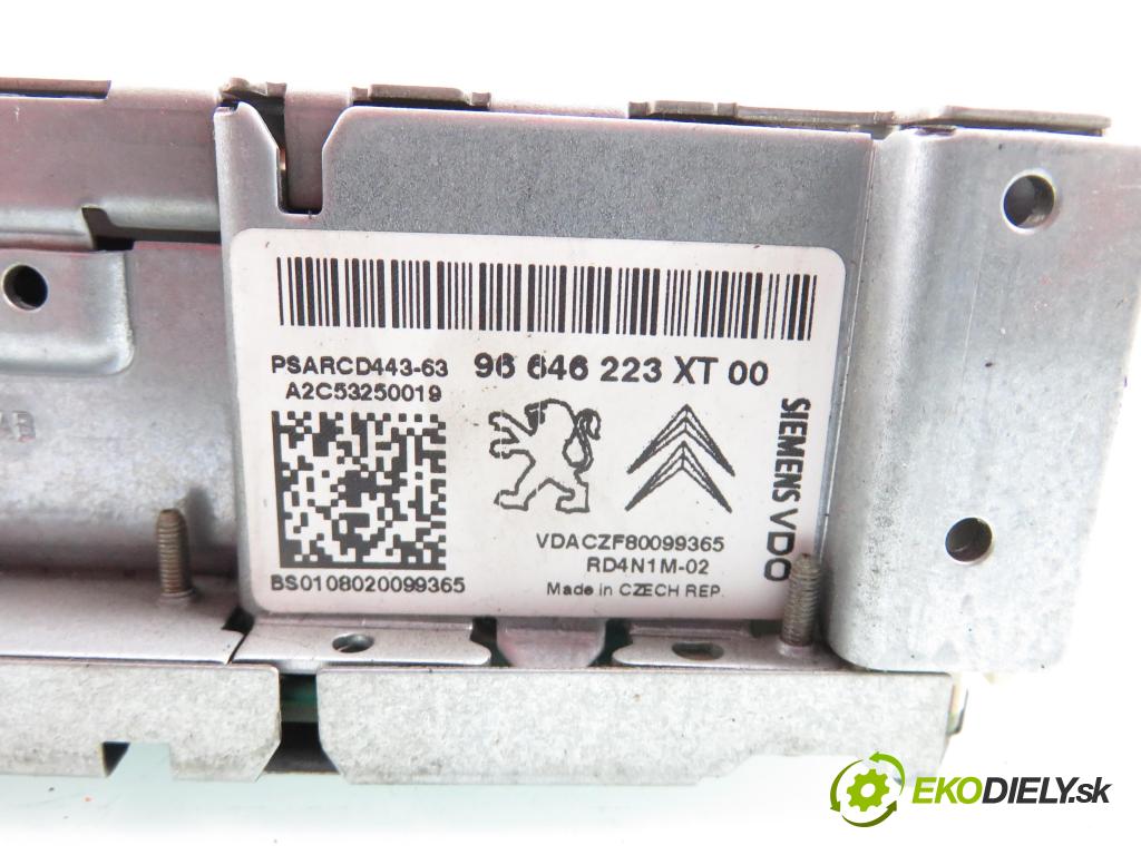 CITROEN C4 Grand Picasso I (UA_) MINIVAN 2008 80,00 1.6 HDi - 9HZ (DV6TED4) 1560,00 RADIO CD 96646223XT