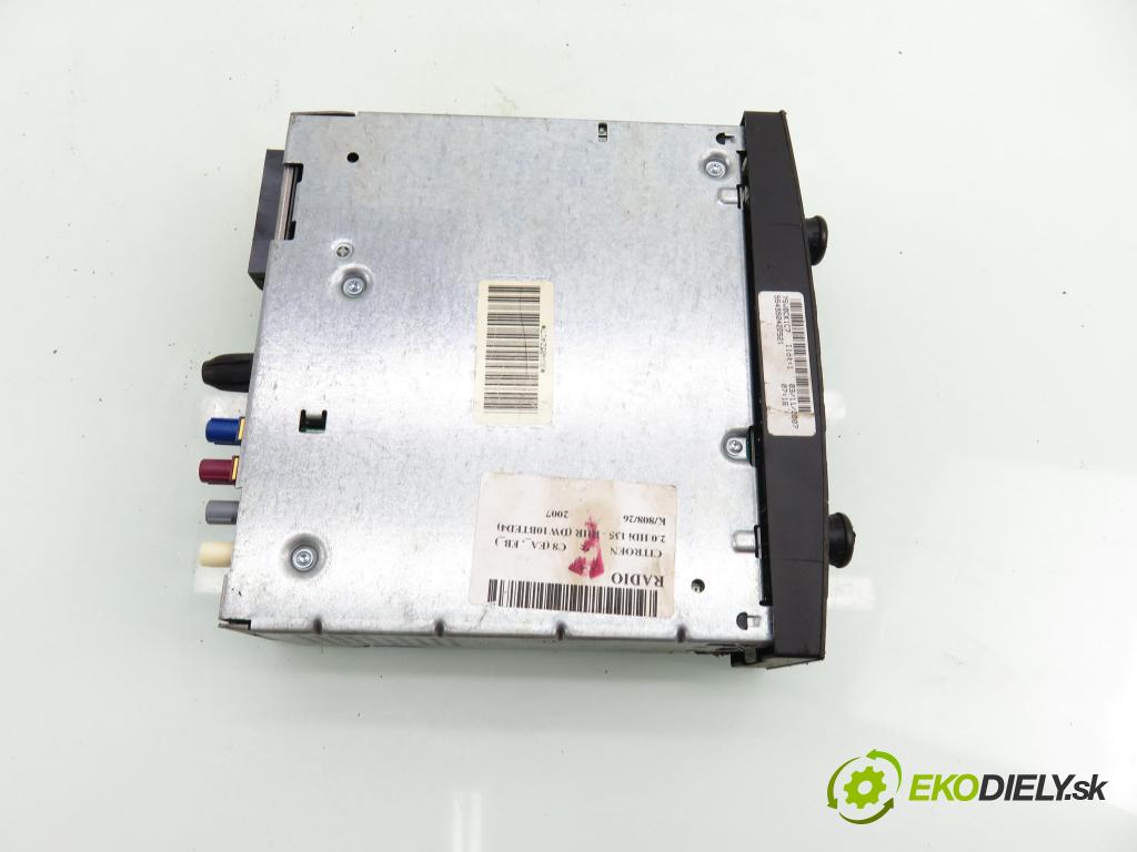 CITROEN C8 (EA_, EB_) MINIVAN 2007 100,00 2.0 HDi 135 - RHR (DW10BTED4) 1997,00 RADIO CD 14012801XT