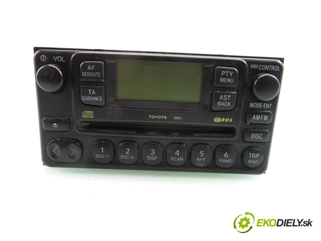 TOYOTA RAV 4 II (_A2_) SUV 2005 85,00 2.0 D-4D 4WD 116 - 1CD-FTV 1995,00 RADIO CD 8612042130