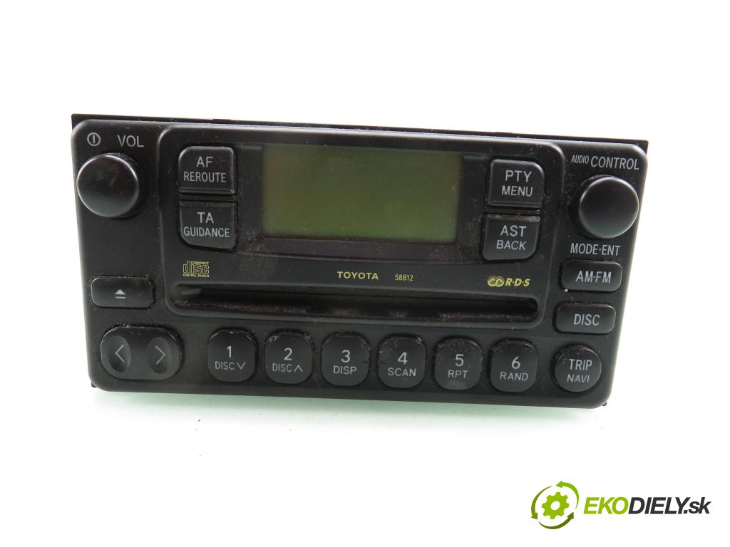 TOYOTA RAV 4 II (_A2_) SUV 2005 85,00 2.0 D-4D 4WD 116 - 1CD-FTV 1995,00 RADIO CD 8612042130