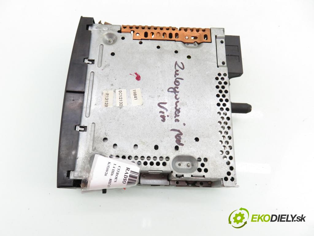 CITROEN C2 (JM_) HB 2006 50,00 1.4 HDi 68 8V - 8HZ 1398,00 RADIO CD 96624490XT