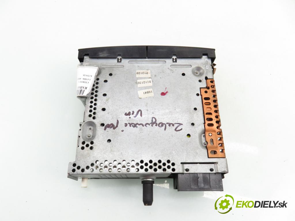 CITROEN C2 (JM_) HB 2006 50,00 1.4 HDi 68 8V - 8HZ 1398,00 RADIO CD 96624490XT