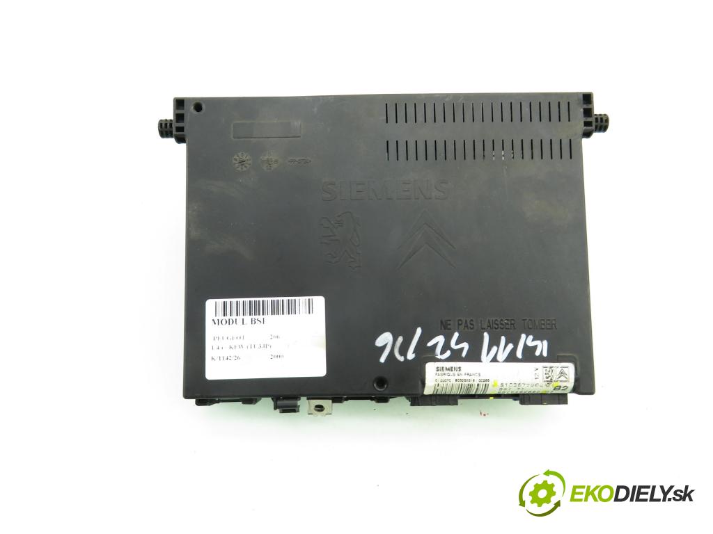 PEUGEOT 206 liftback (2A/C) HB 2000 55,00 1.4 i - KFW (TU3JP) 1360,00 MODUL BSI S105872300G ; 9626460880