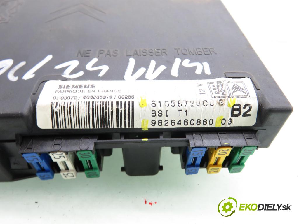 PEUGEOT 206 liftback (2A/C) HB 2000 55,00 1.4 i - KFW (TU3JP) 1360,00 MODUL BSI S105872300G ; 9626460880