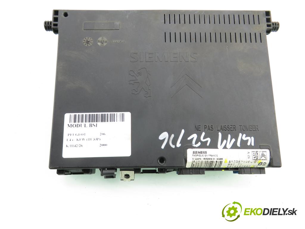 PEUGEOT 206 liftback (2A/C) HB 2000 55,00 1.4 i - KFW (TU3JP) 1360,00 MODUL BSI S105872300G ; 9626460880