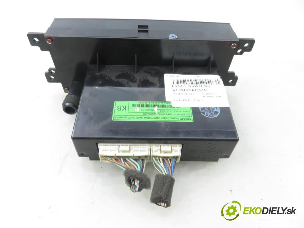 CHEVROLET CAPTIVA (C100, C140) SUV 2007 110,00 2.0 D 4WD - Z 20 S 1991,00 Panel kúrenia KLIMATIZACE: 96436272