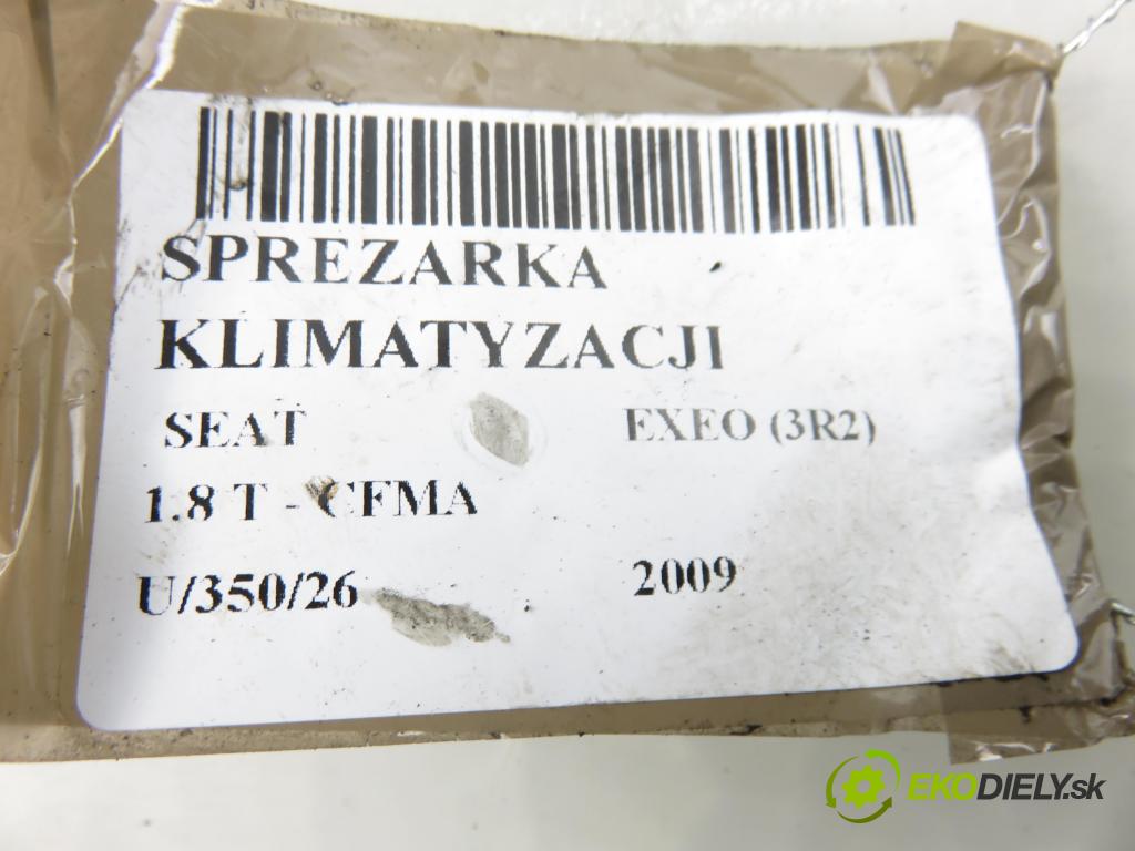 SEAT EXEO (3R2) SEDAN 2009 110,00 1.8 T - CFMA 1781,00 KOMPRESOR: klimatizácie 8E0260805CB ; 4471906689 (Kompresor klimatizácie)