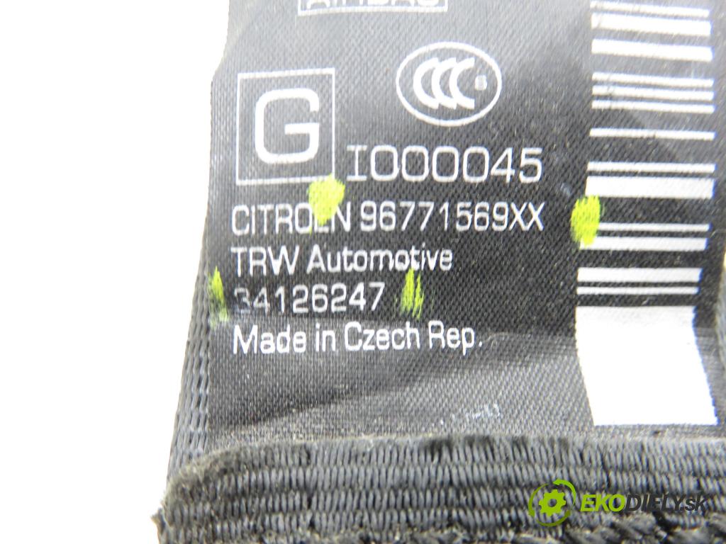 CITROEN C3 II (SC_) HB 2012 54,00 1.4 - KFT (TU3A) 1360,00 Držiak bezpečnostný LP 96771569XX ; 34126247