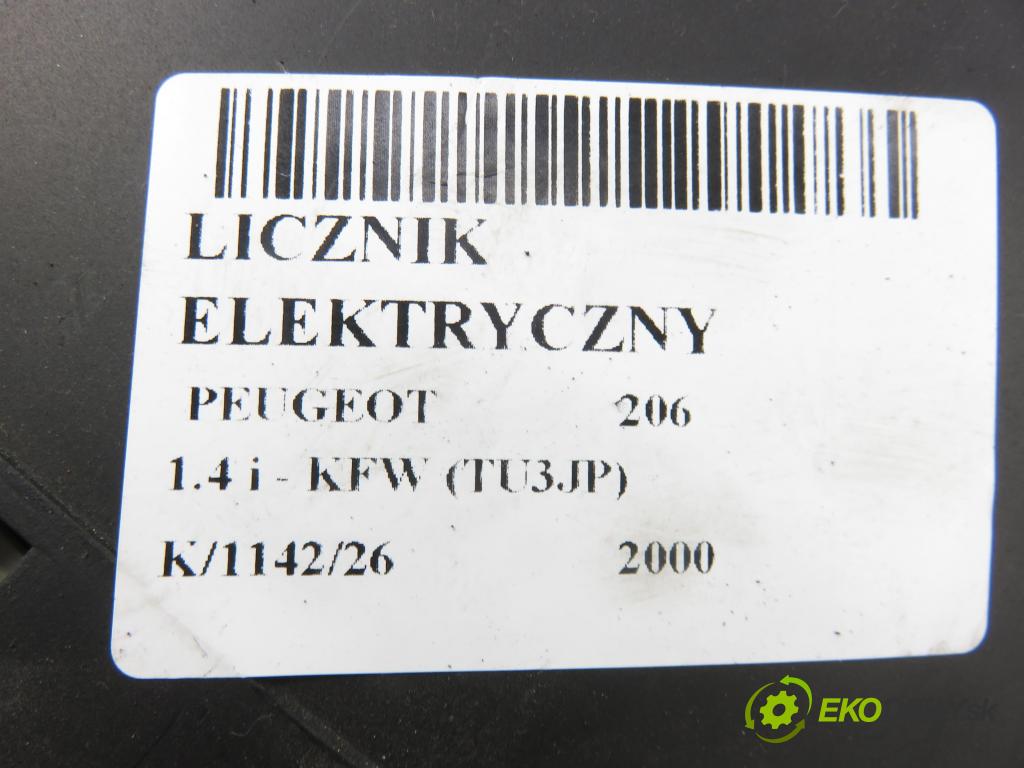 PEUGEOT 206 liftback (2A/C) HB 2000 55,00 1.4 75 - KFW 1360,00 prístrojovka elektrický 9634961180