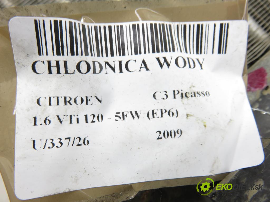 CITROEN C3 Picasso MINIVAN 2009 88,00 1.6 VTi 120 - 5FW (EP6) 1598,00 chladič vody