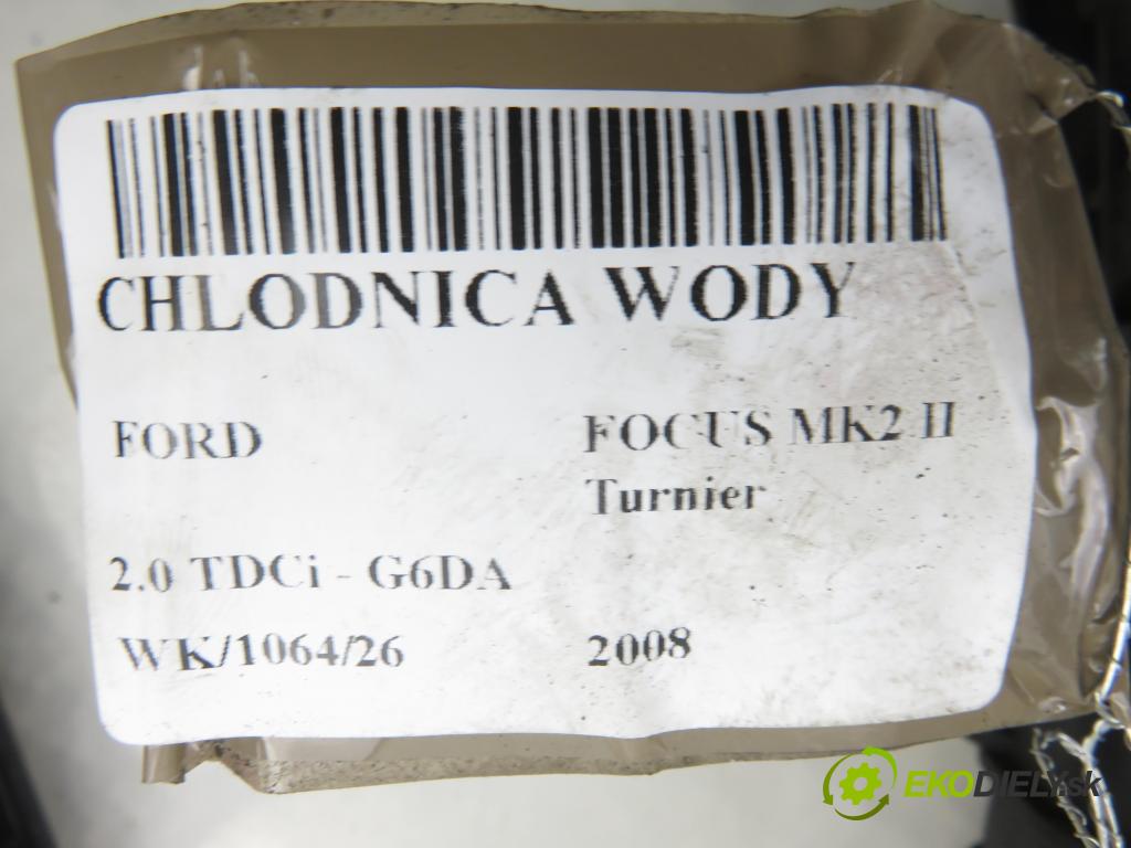 FORD FOCUS II Turnier (DA_, FFS, DS) KOMBI 2008 100,00 2.0 TDCi - G6DA 1997,00 chladič vody 3M5H8005TL