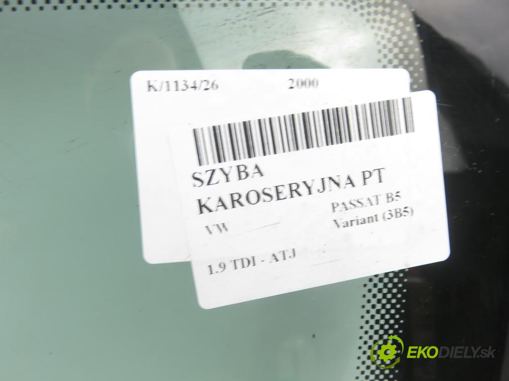 VW PASSAT B5 Variant (3B5) KOMBI 2000 85,00 1.9 TDI - ATJ 1896,00 okno dveří PT