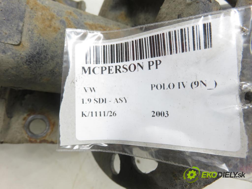 VW POLO (9N_) HB 2003 47,00 1.9 SDI - ASY 1896,00 MCPERSON PP