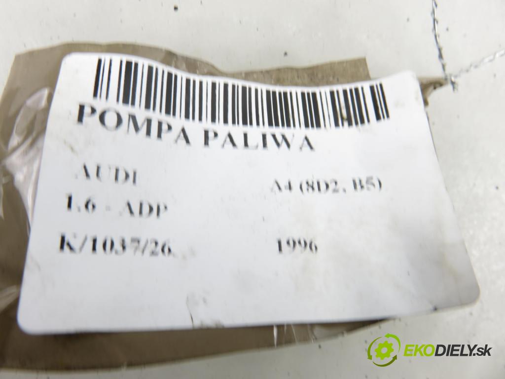 AUDI A4 (8D2, B5) SEDAN 1996 74,00 1.6 8V 100 - ADP 1595,00 pumpa paliva 8D0201319