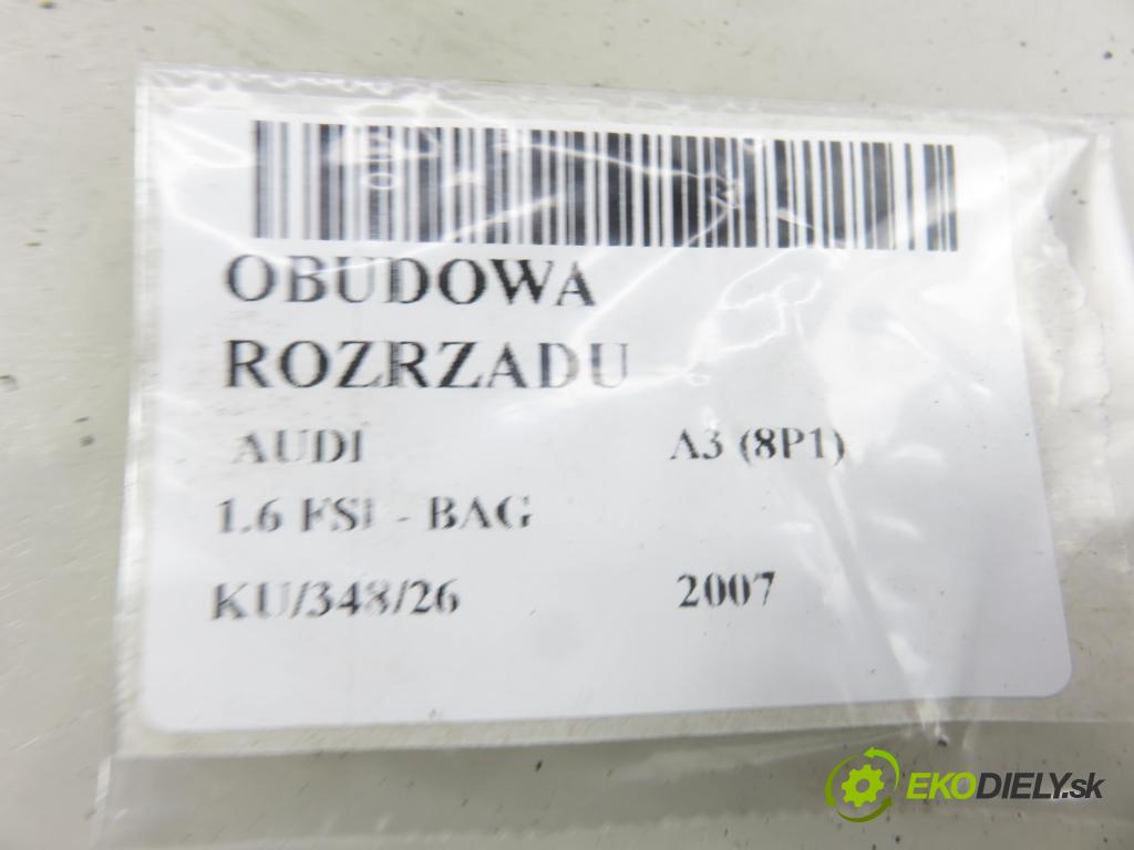 AUDI A3 (8P1) HB 2007 85,00 1.6 FSI - BAG 1598,00 Obal Vačkový hriadeľ: 03C109211