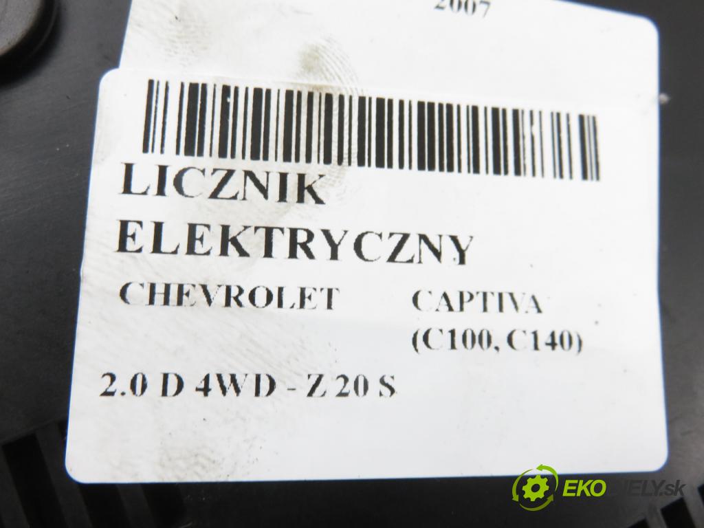 CHEVROLET CAPTIVA (C100, C140) SUV 2007 110,00 2.0 D 4WD - Z 20 S 1991,00 Prístrojovka elektrický 96628240
