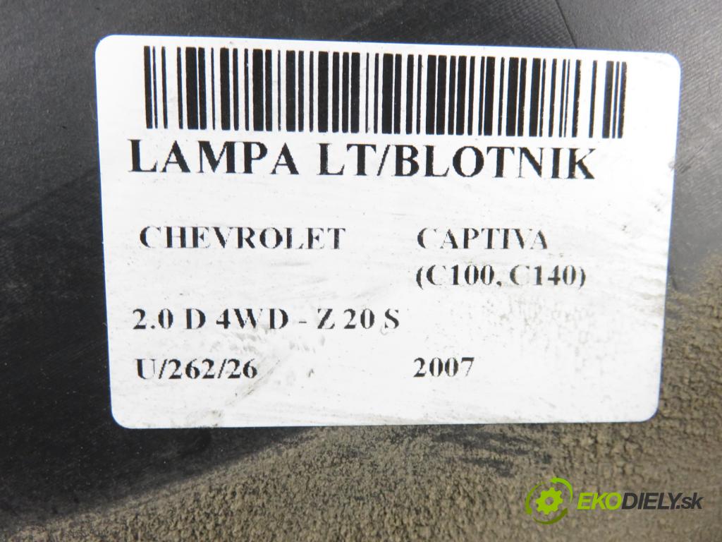 CHEVROLET CAPTIVA (C100, C140) SUV 2007 110,00 2.0 D 4WD - Z 20 S 1991,00 světlo levé zadní