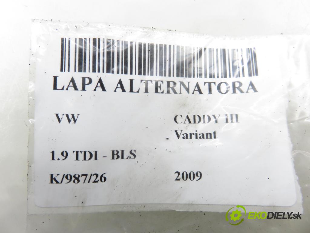 VW CADDY III Variant (2KB, 2KJ, 2CB, 2CJ) KOMBIVAN 2009 77,00 1.9 TDI PD 105 1896,00 uchycení alternátora 045903143F ; 03G903315D
