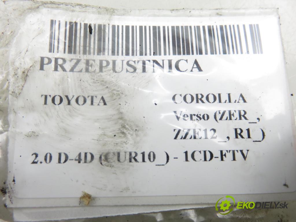 TOYOTA COROLLA Verso (ZER_, ZZE12_, R1_) MINIVAN 2005 85,00 2.0 D-4D (CUR10_) - 1CD-FTV 1995,00 škrtíci klapka 270204K12 (Škrticí klapka)