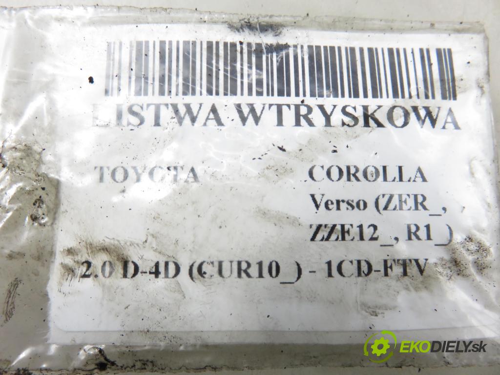 TOYOTA COROLLA Verso (ZER_, ZZE12_, R1_) MINIVAN 2005 85,00 2.0 D-4D (CUR10_) - 1CD-FTV 1995,00 lišta vstřikovací 8945860010 (Vstřikovací lišta)