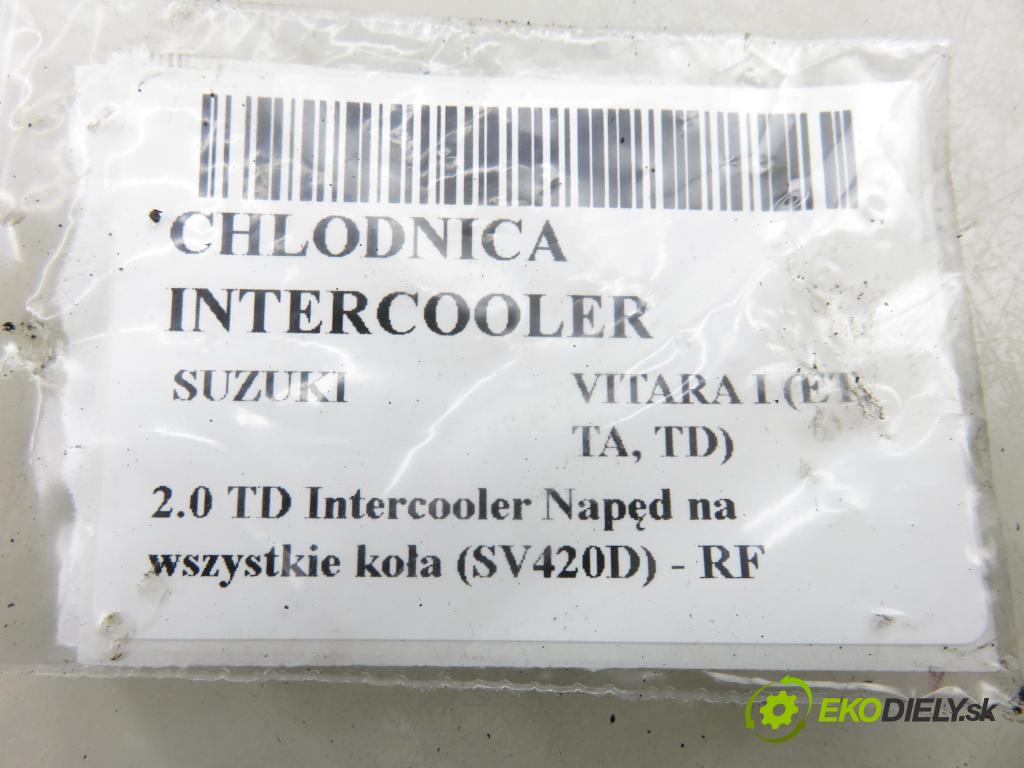 SUZUKI VITARA (ET, TA, TD) TERENOWY 1996 64,00 2.0 TD Intercooler Napęd na wszystkie koła (SV420D 1998,00 chladič intercooler